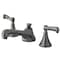 Kingston Brass KS4478FL 8" Widespread Bathroom Faucet, Brushed Nickel KS4478FL - alternate 1